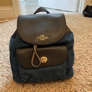 Coach mini backpack